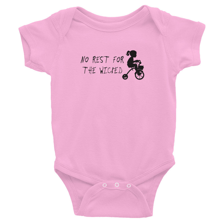 No Rest for the Wicked Infant Bodysuit