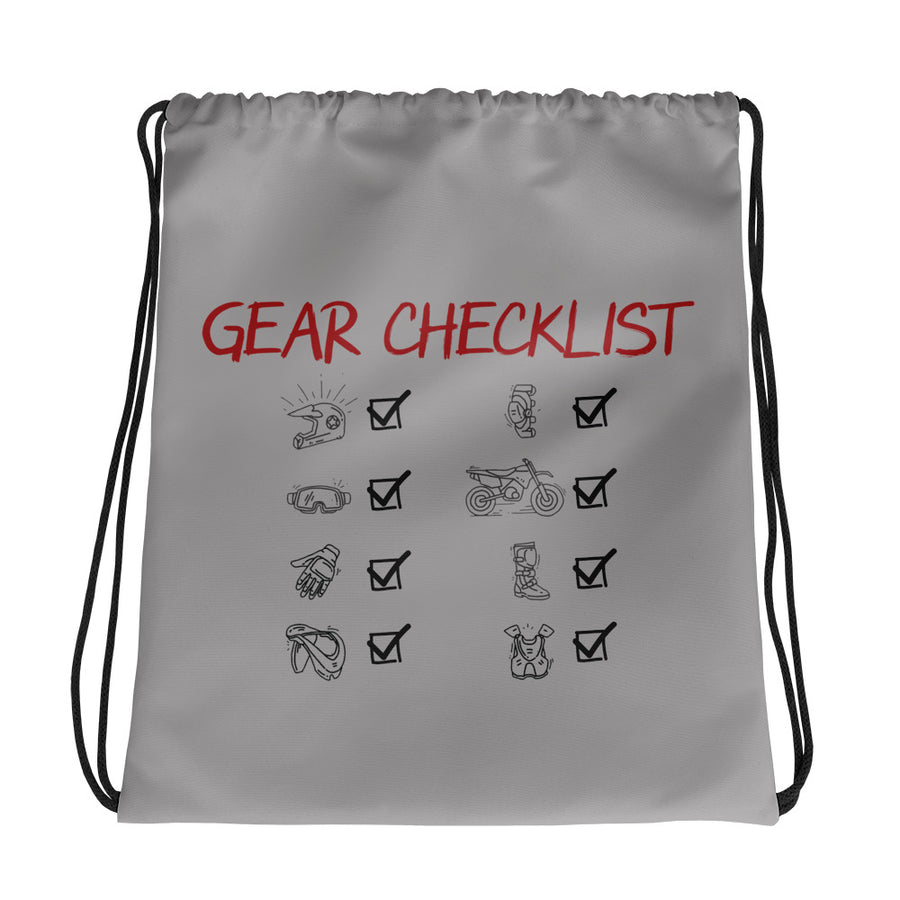 Gear Checklist Drawstring bag
