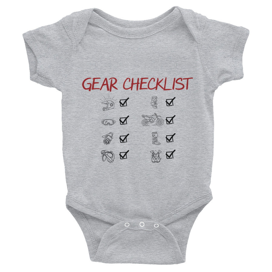 Gear Checklist Infant Bodysuit