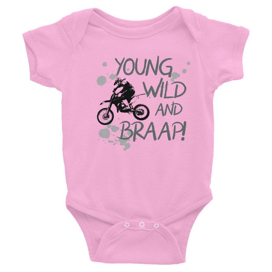 Young Wild & Braap Infant Bodysuit