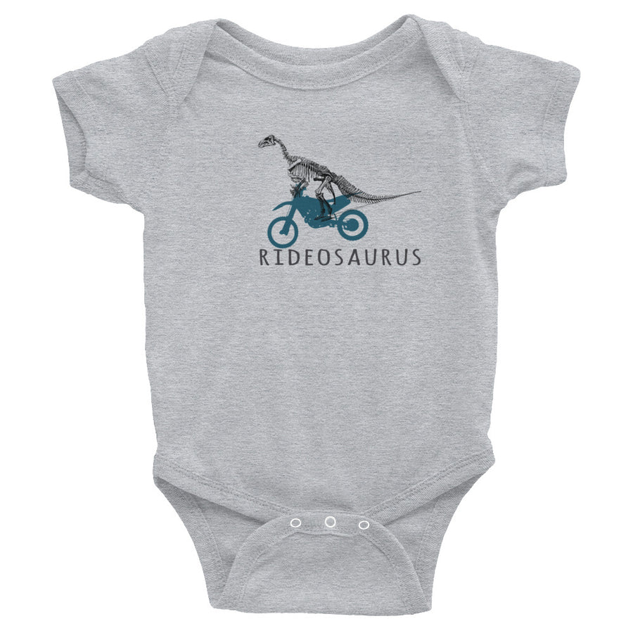 Dirt Bike Ridedsaurus Infant Bodysuit